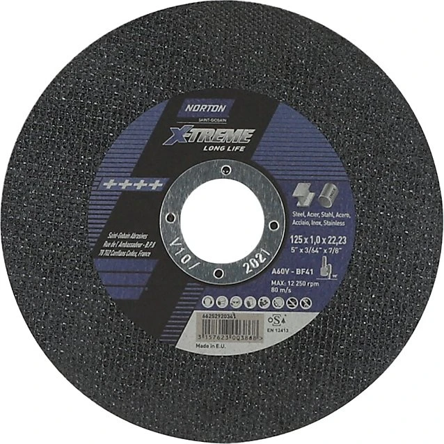 Norton X-Treme Life Skæreskive 125x1,0 mm A60V-T41