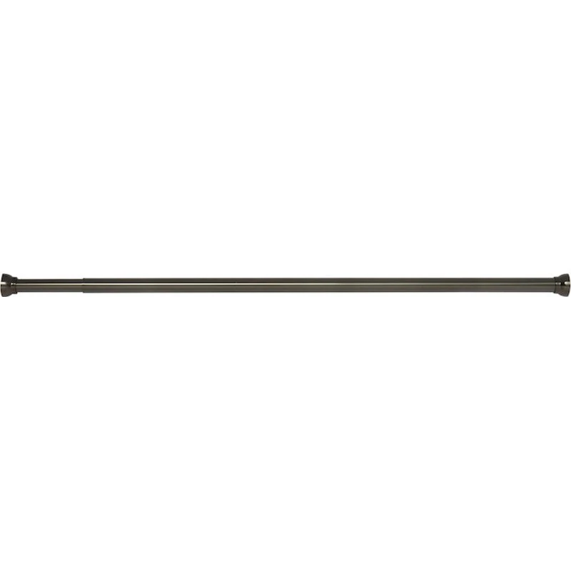 Spirella Kreta badeforhængsstang 75-125 cm - Sort Titan