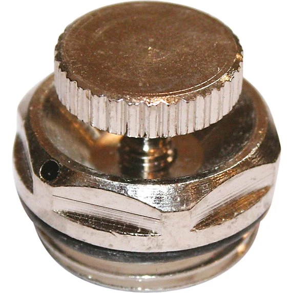 Roth Luftskrue med pakning 1/2" forniklet