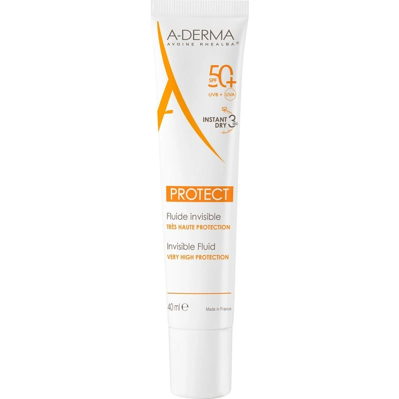 A-DERMA Protect Invisible Fluid SPF 50+ 40 ml