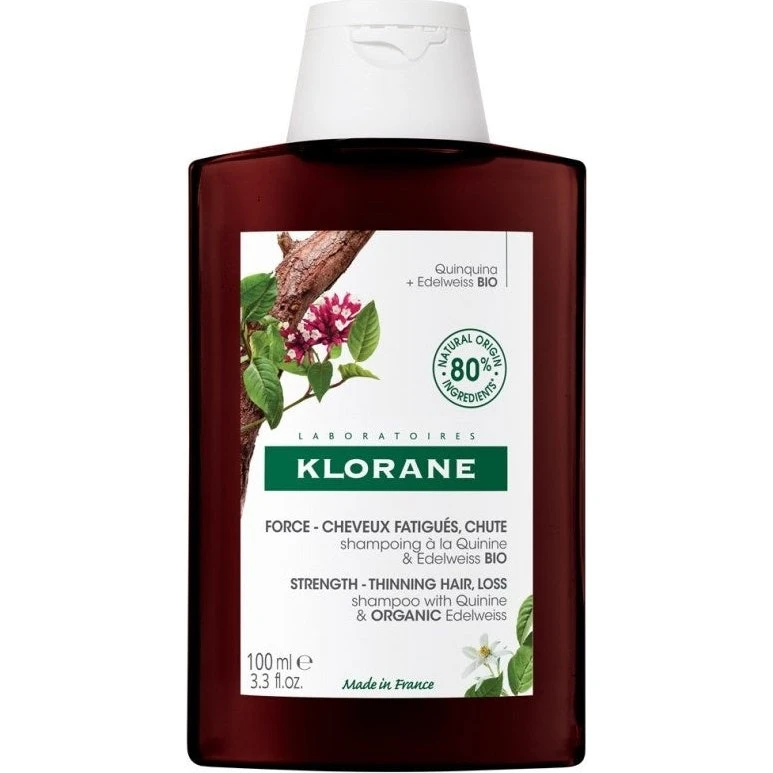 Klorane Quinina Shampoo med Edelweiss & B-vitaminer 100ml