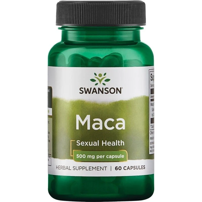 Swanson Maca 500 mg - 60 kapsler