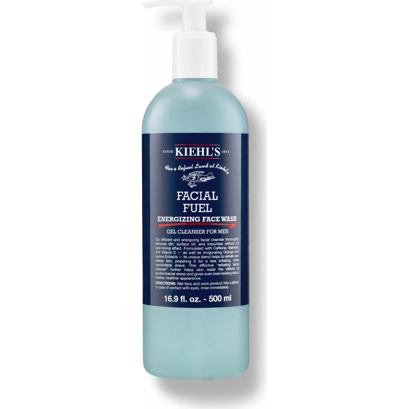 Kiehl's Men Facial Fuel Energizing Face Wash 500 ml
