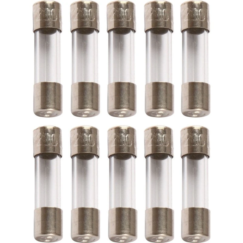 10 stk. Finsikring Træg 5x20 mm 6,3A