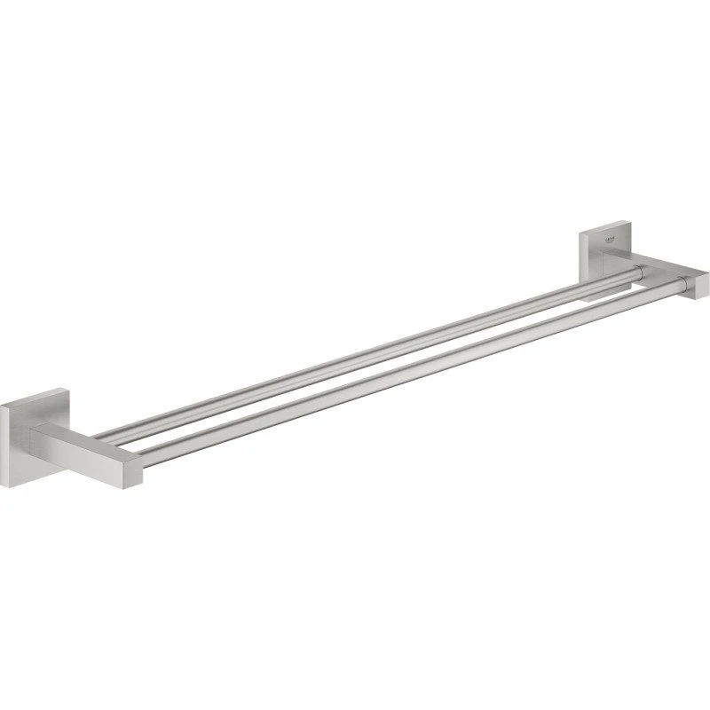 Grohe Start Cube dobbelt håndklædestang, 60 cm, stål