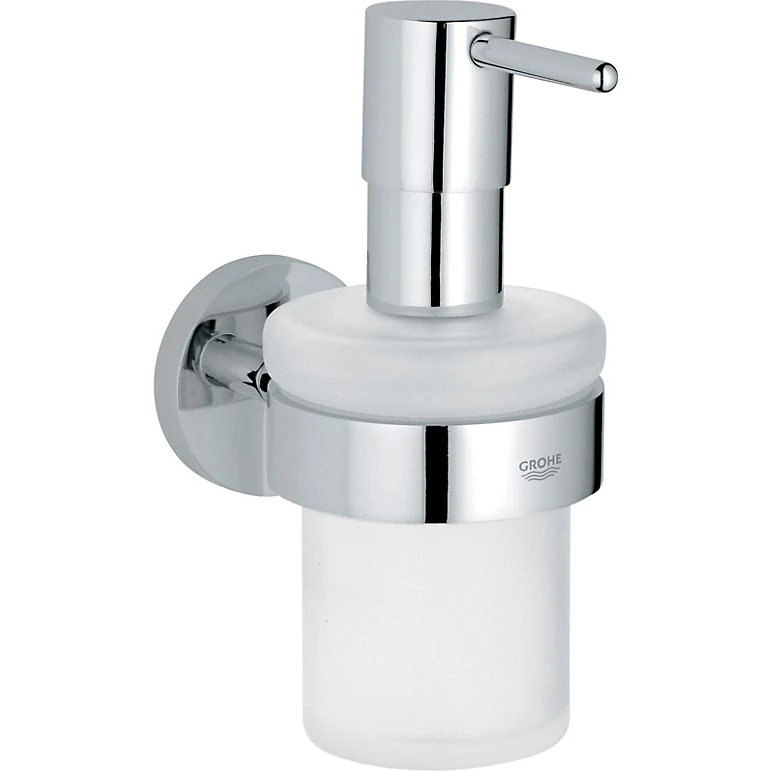 GROHE Essentials sæbedispenser med holder, krom