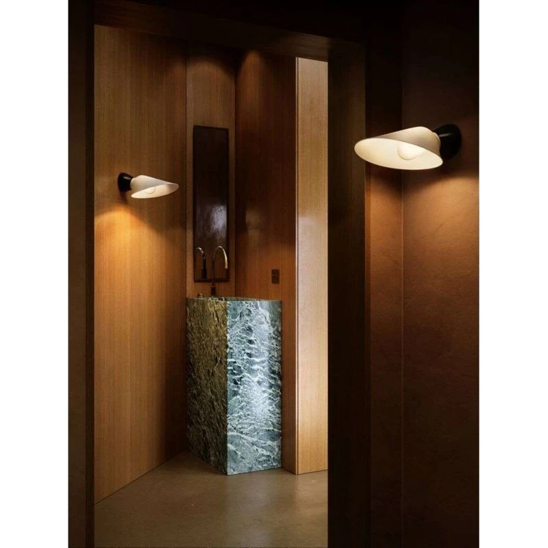 DCW Editions Plume Væglampe IP44 - Sort/Polycarbonat