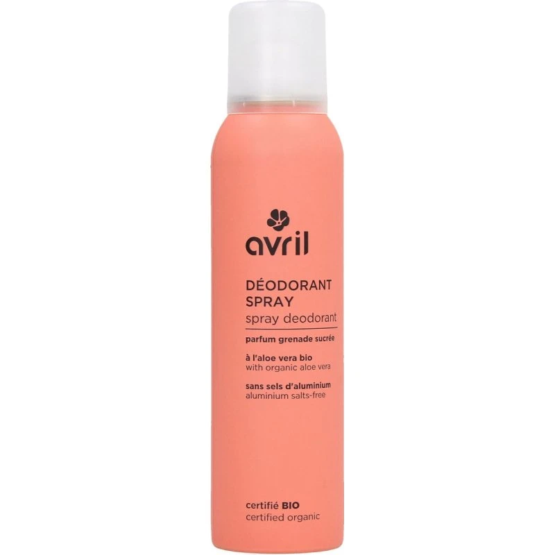 Avril Deodorant Spray med økologisk Aloe Vera 150 ml