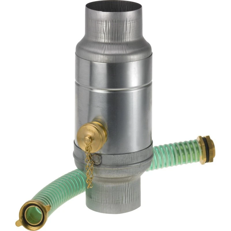 VMzinc regnvandssamler med kobling, Ø87 mm, zink