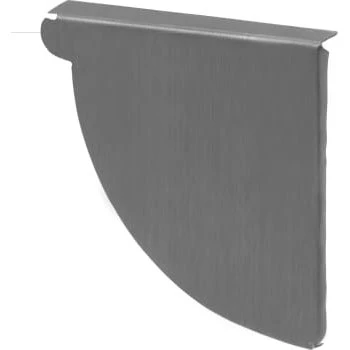 VMZINC Endebund Quartz-Zinc 333 mm Højre 1/4-rund