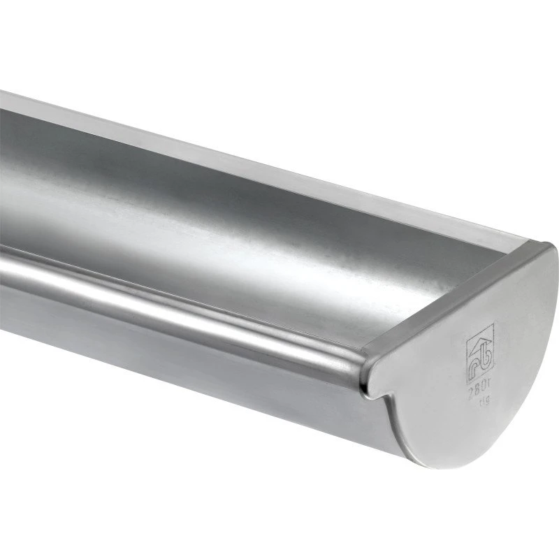 VMzinc Endebund nr. 11, 280 mm, Højre, Zink (3 stk.)
