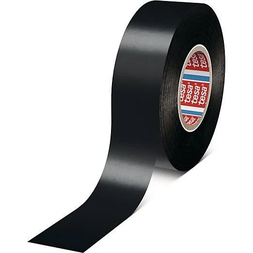 tesaflex 4163 isoleringstape sort, 25 mm x 33 m