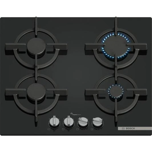 Bosch PPP6A6I10 gas-kogeplade 60 cm, sort — 4 brændere