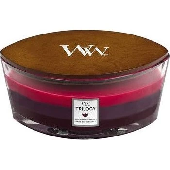 Woodwick Sun Ripened Berries Trilogy Ship Duftlys - 453,6 g