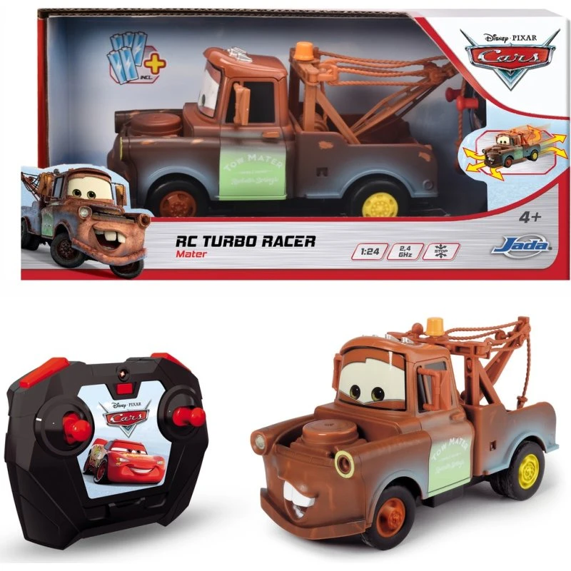 Disney Cars Turbo Racer Mater RC-bil - Skala 1:24