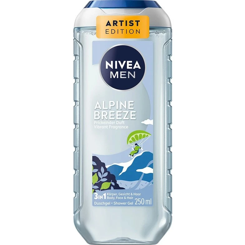 Nivea Men Alpine Breeze 3-i-1 Shower Gel, 250 ml