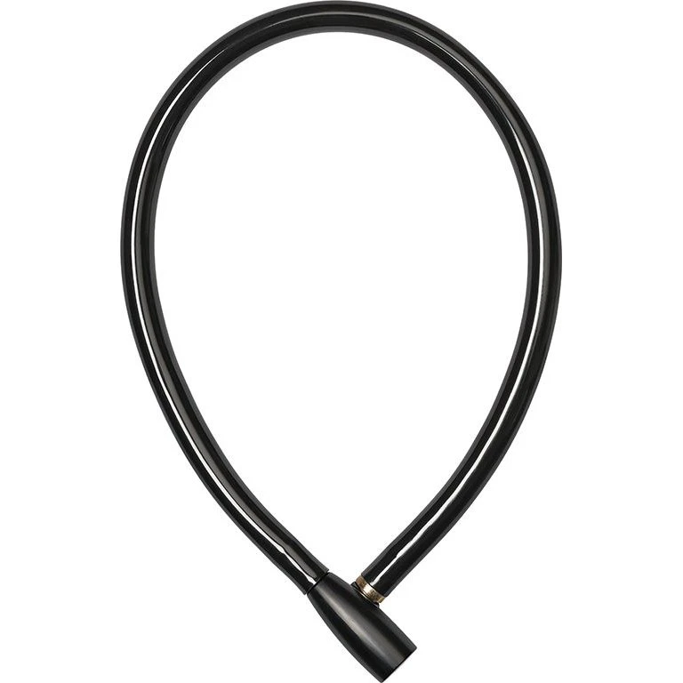 Abus Kabellås 3406K/55 Sort - 6 mm stålkabel