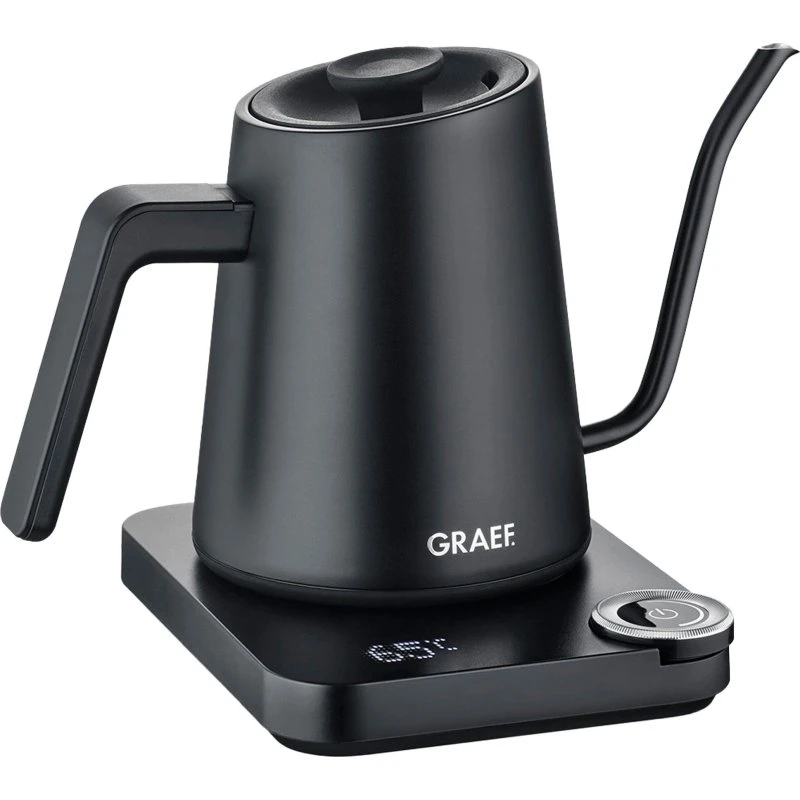 Graef GK502 Elkedel 0,9L Matsort - Præcis temperaturstyring