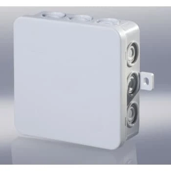 F-tronic E114 Samledåse, 100x100x40 mm, IP54, Grå