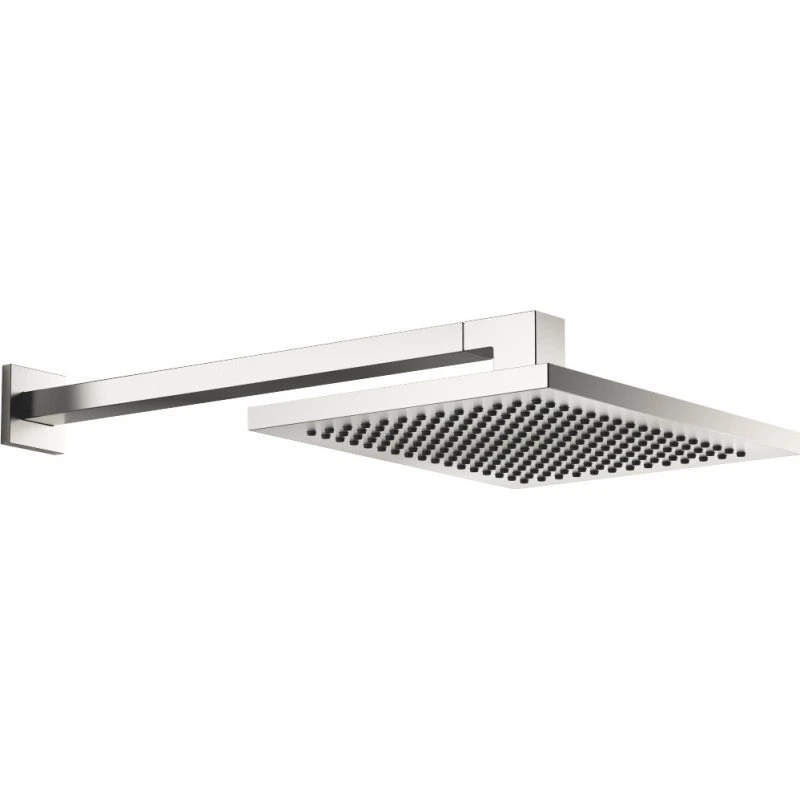 Dornbracht Symetrics brusehoved i børstet platin, 30x24 cm