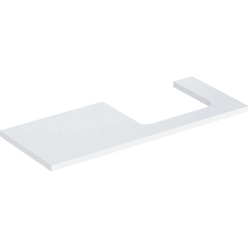 Geberit One bordplade, 119x47,3 cm, højglans hvid