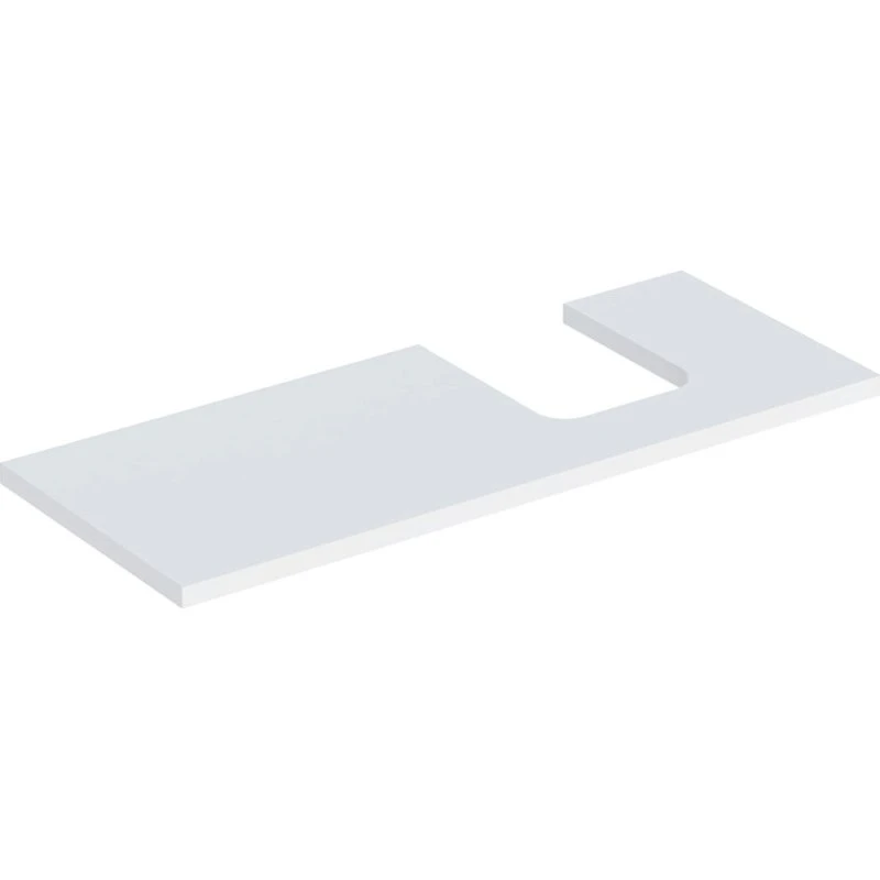 Geberit One bordplade, 119x47,3 cm, mat hvid