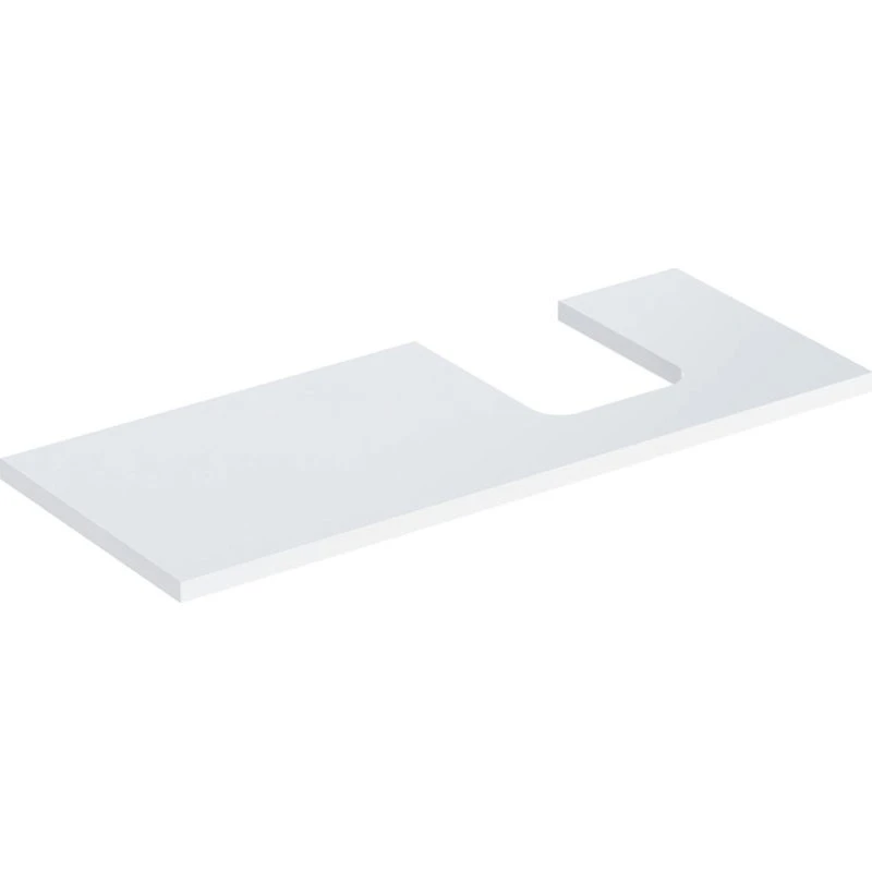 Geberit One bordplade, 119x47,3 cm, højglans hvid