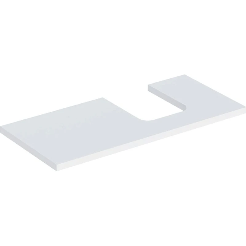Geberit One bordplade, 104,2x47,3 cm, mat hvid