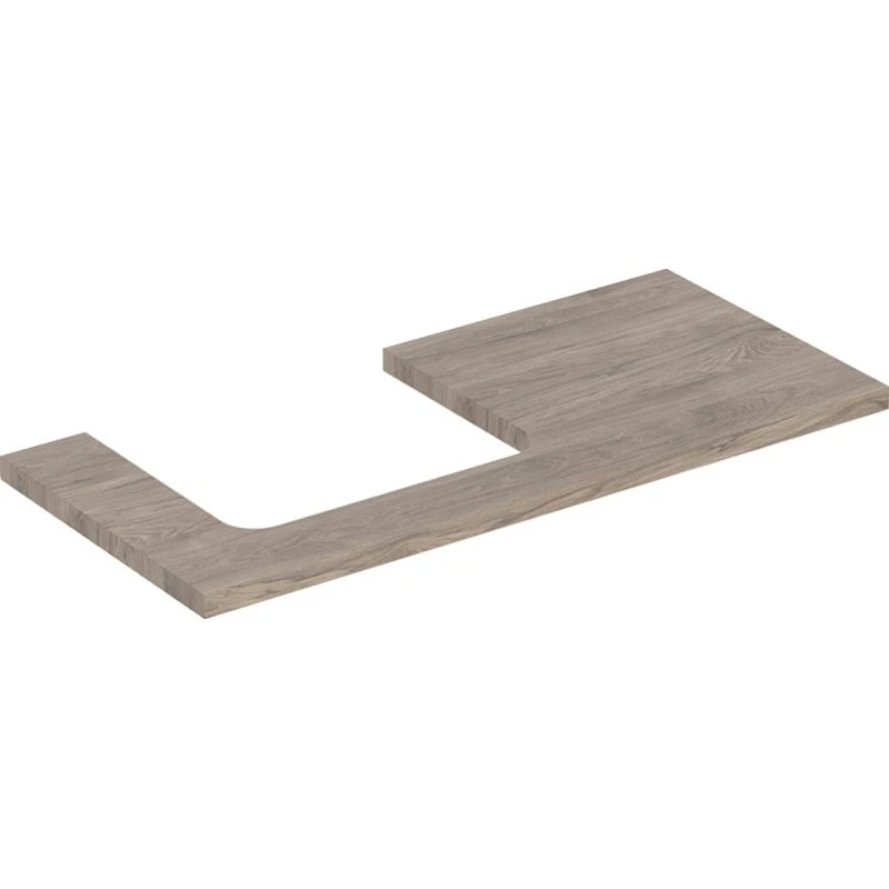 Geberit One bordplade 104,2x47,3 cm - Valnød