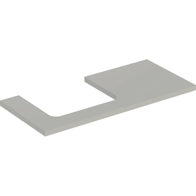 Geberit One bordplade, 104,2x47,3 cm, mat grå
