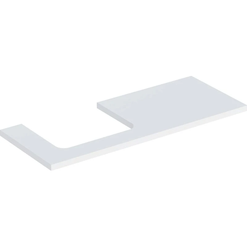 Geberit One bordplade, 119x47,3 cm, mat hvid