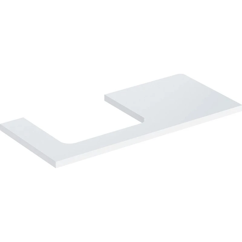 Geberit One bordplade, 104,2x47,3 cm, højglans hvid