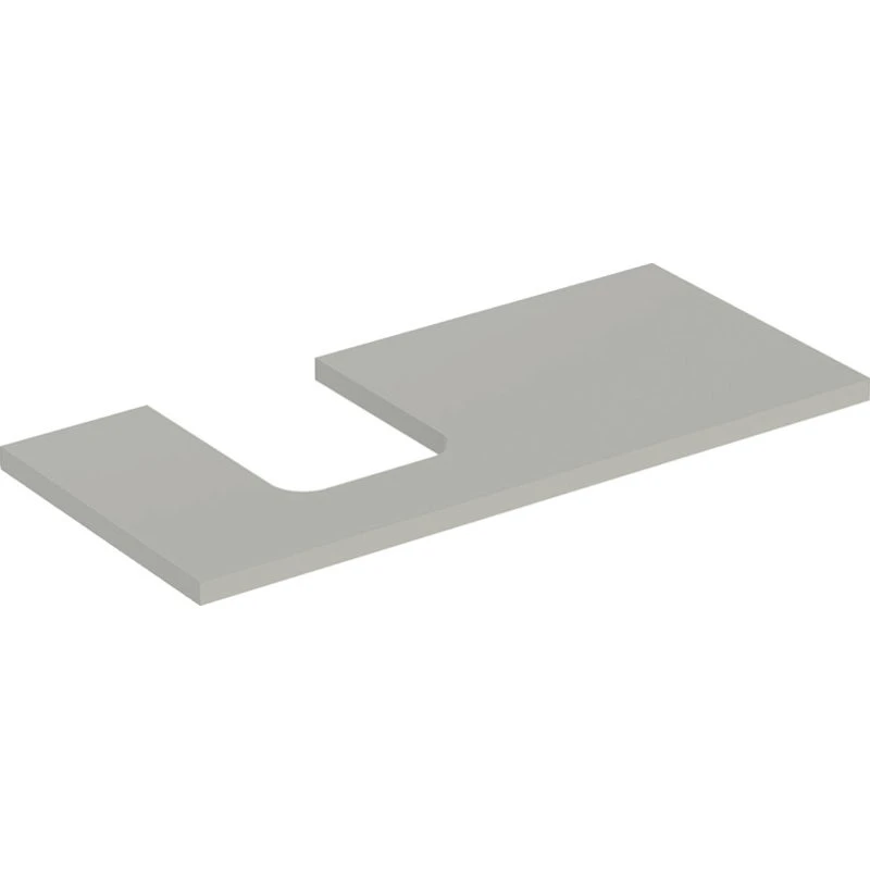 Geberit One bordplade 104,2x47,3 cm, mat grå