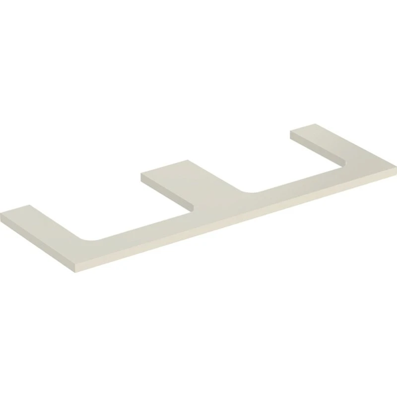 Geberit One bordplade 133,8x47,3 cm - Højglans beige