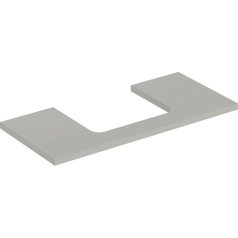 Geberit One bordplade, 104,2x47,3 cm, mat grå