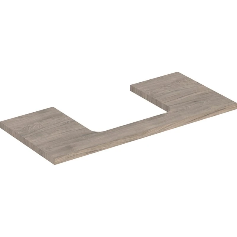 Geberit One bordplade, 104,2x47,3 cm, valnød