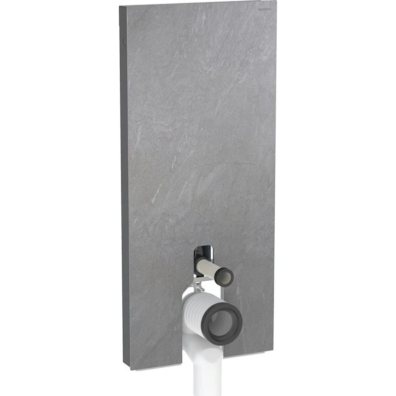 Geberit Monolith Plus cisterne til back-to-wall toilet, 114 cm, skiferlook