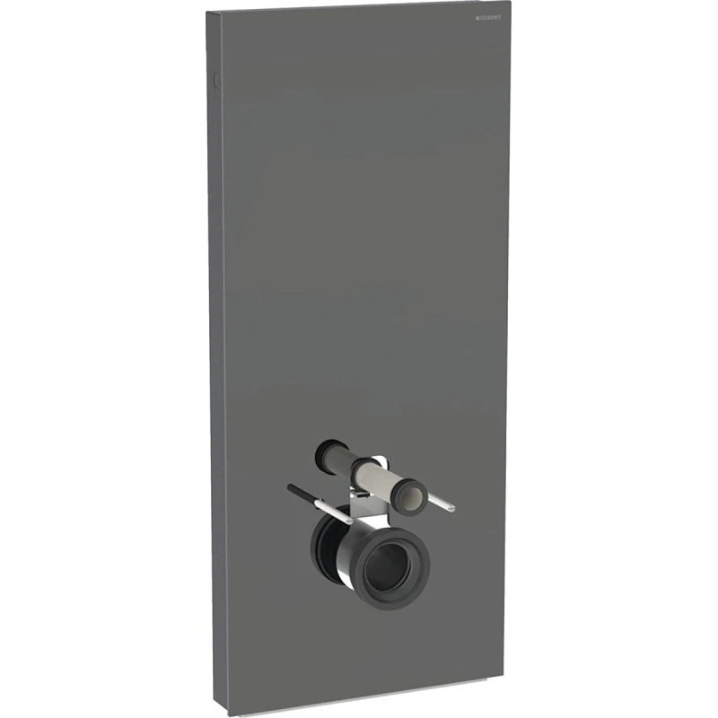 Geberit Monolith Plus cisterne til væghængt toilet, 114 cm, gråt glas