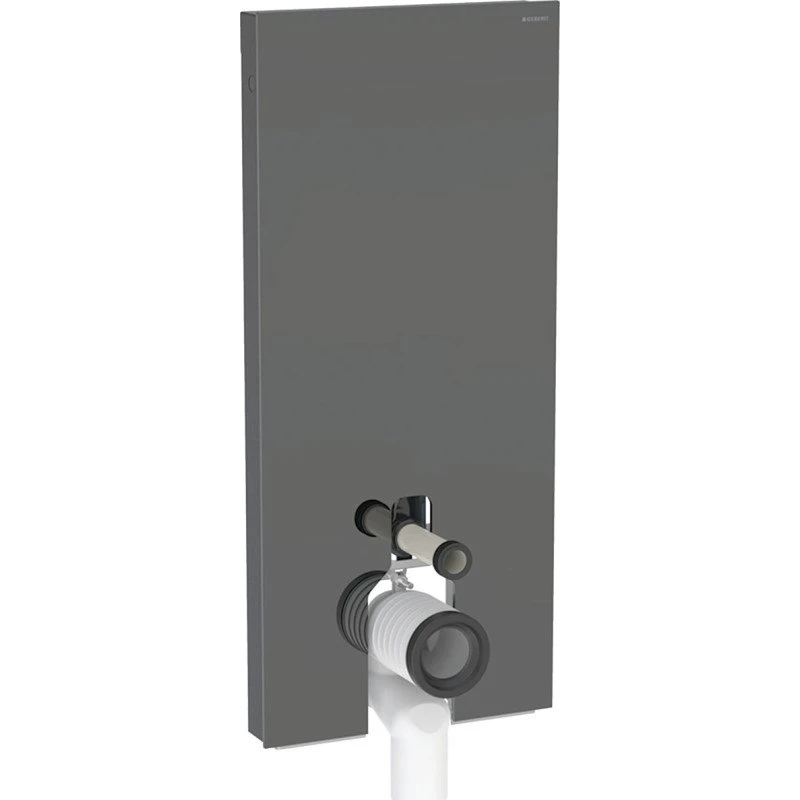 Geberit Monolith Plus cisterne til back-to-wall toilet, 114 cm, gråt glas