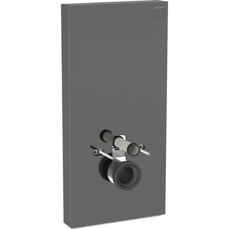 Geberit Monolith Plus cisterne til væghængt toilet, 101 cm, gråt glas