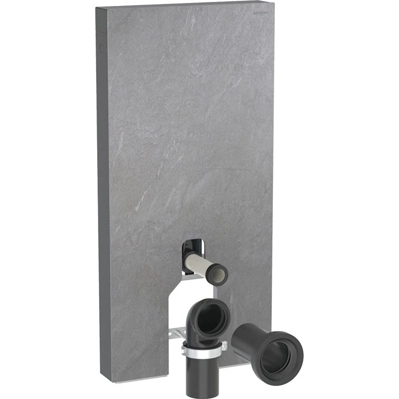 Geberit Monolith Plus cisterne til back-to-wall toilet, 101 cm, skiferlook