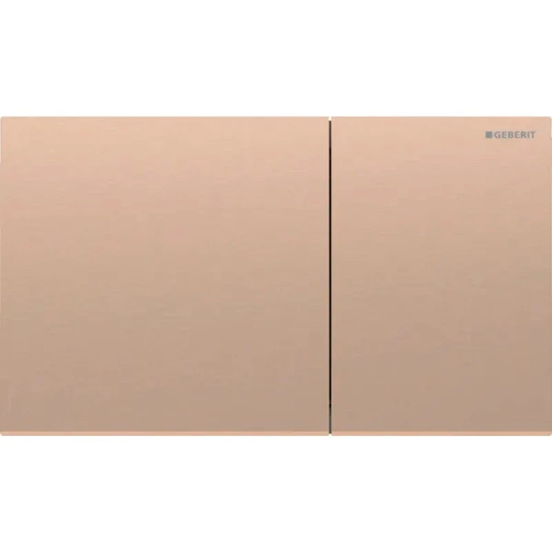 Geberit Sigma 70 Square betjeningsplade - Børstet rødguld