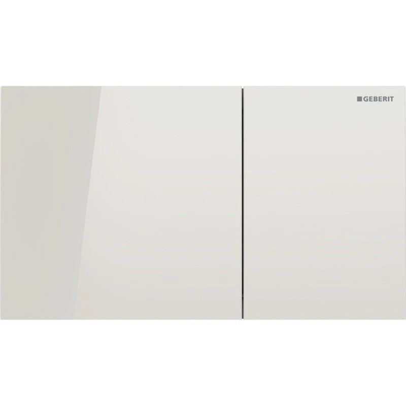 Geberit Sigma 70 Square betjeningsplade, beige glas