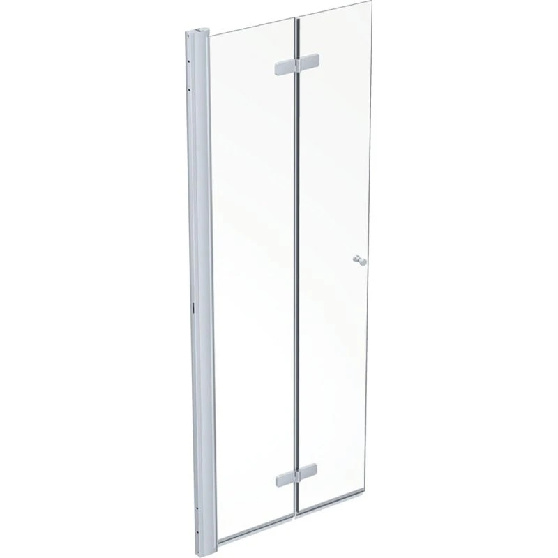Contura Shower Space foldedør, 87 cm, venstre, klart glas