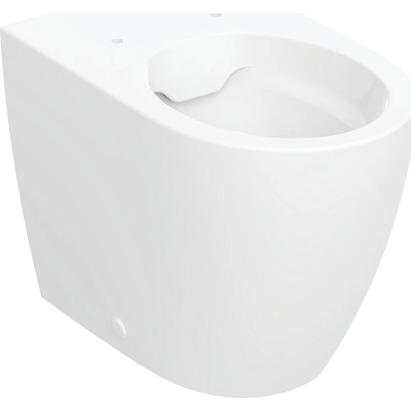 Geberit iCon toilet, back to wall, uden skyllekant, hvid