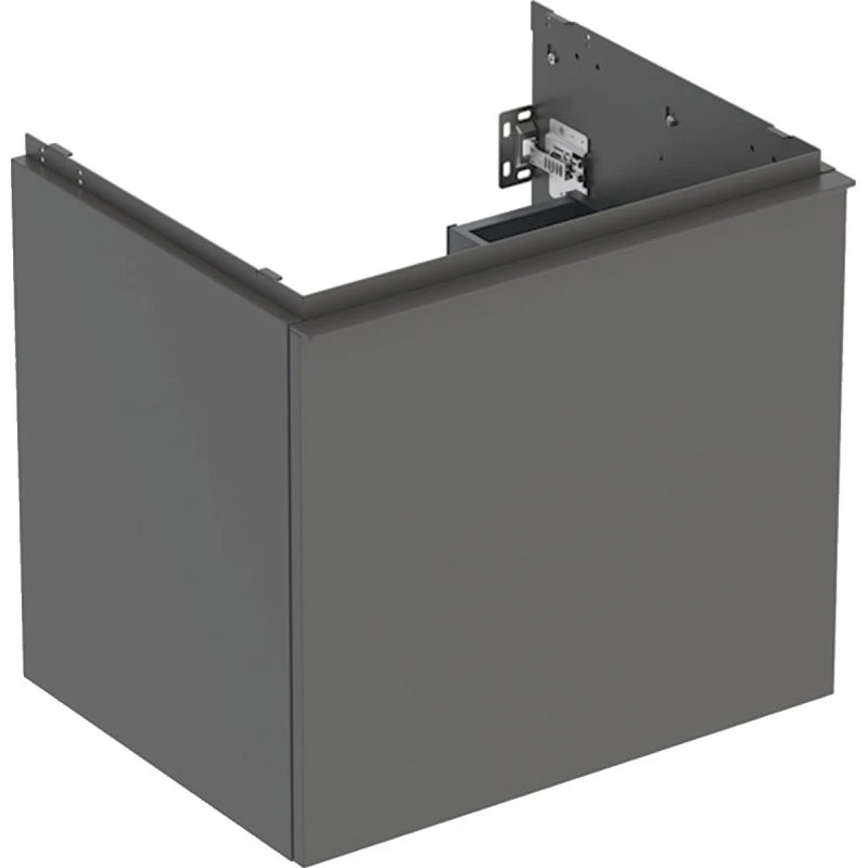 Geberit Acanto underskab, 59,2x47,5 cm, mat grå