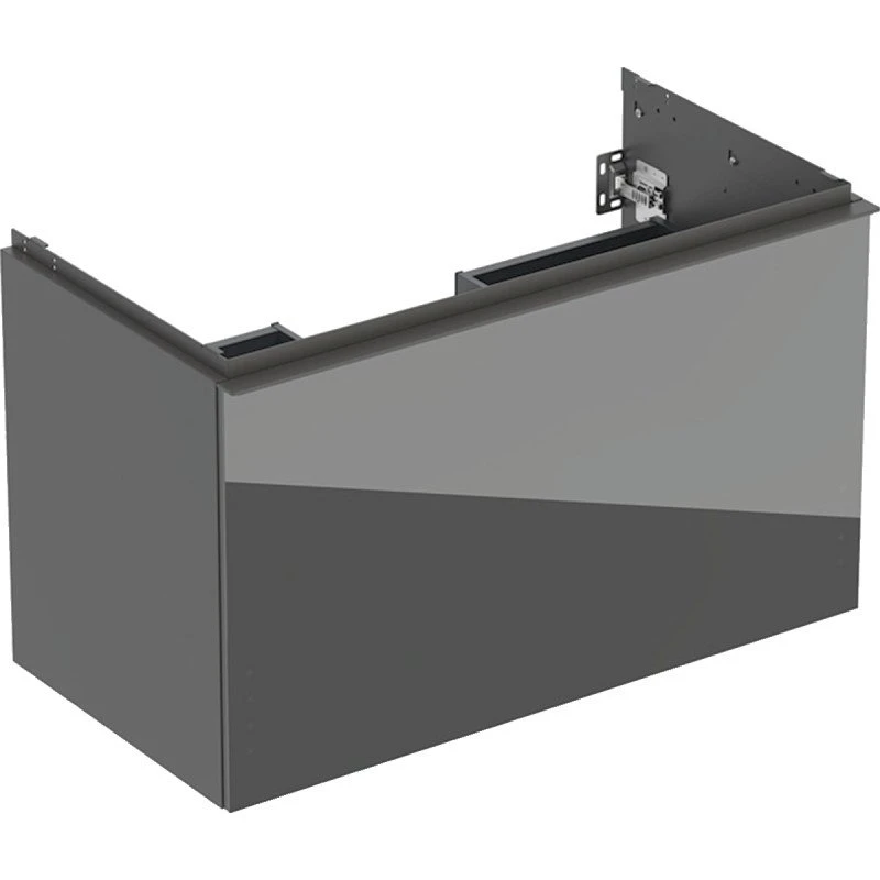 Geberit Acanto underskab 88,8x47,5 cm, grå glas