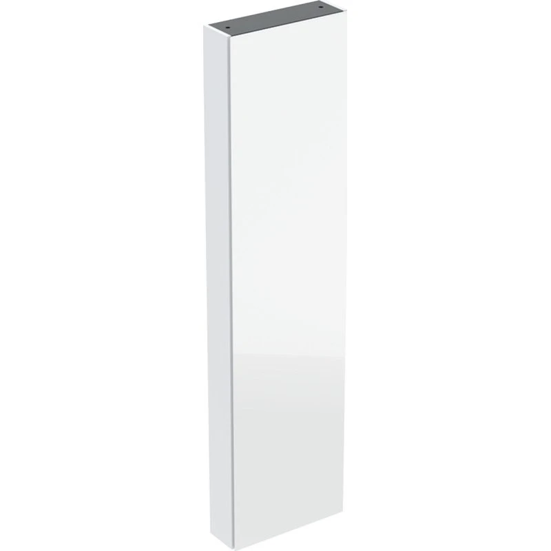 Geberit Acanto højskab, 45x180 cm, hvid glas