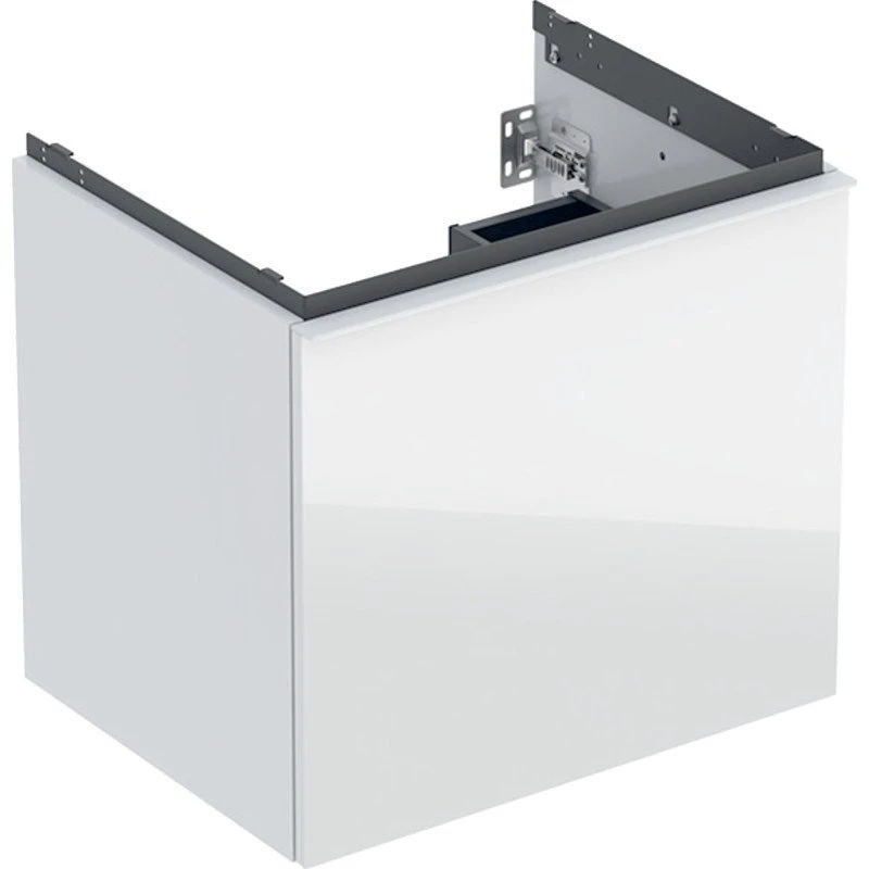 Geberit Acanto underskab 59,2x47,5 cm - Hvid glas