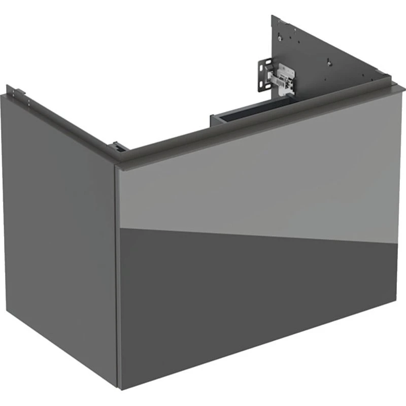 Geberit Acanto underskab 74x47,5 cm, grå glas